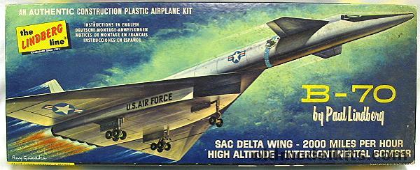 Lindberg 1/169 B-70 SAC Bomber - (XB-70), 567-100 plastic model kit